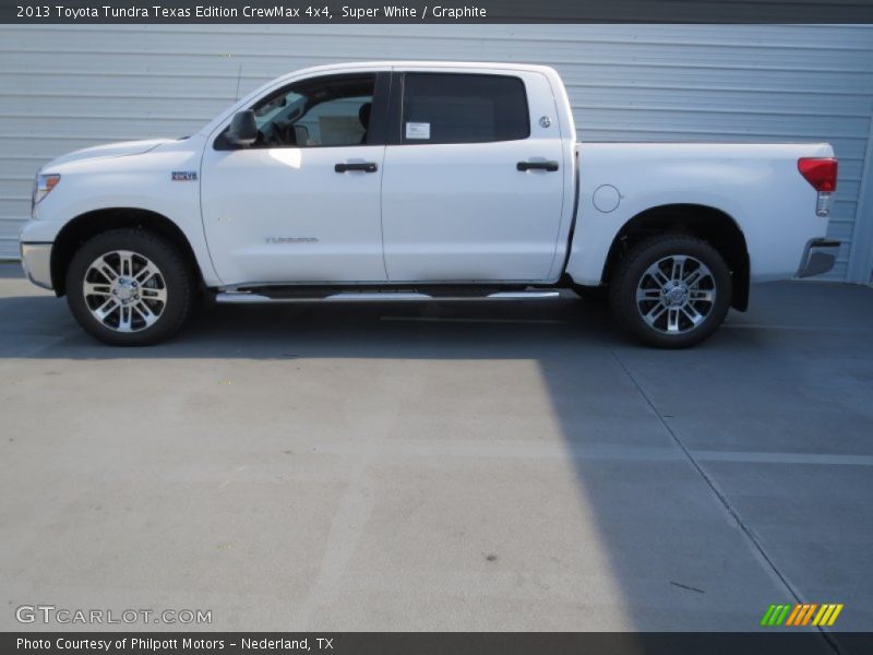 Super White / Graphite 2013 Toyota Tundra Texas Edition CrewMax 4x4