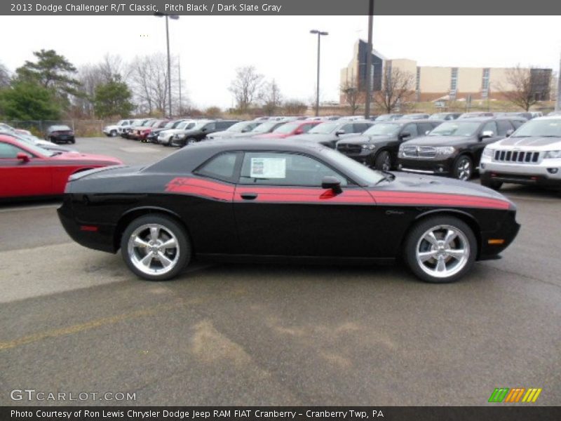 Pitch Black / Dark Slate Gray 2013 Dodge Challenger R/T Classic