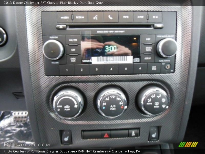 Controls of 2013 Challenger R/T Classic