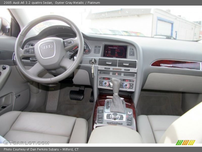 Oyster Gray Metallic / Platinum 2005 Audi A6 3.2 quattro Sedan
