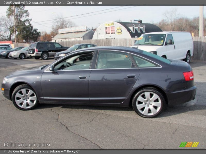 Oyster Gray Metallic / Platinum 2005 Audi A6 3.2 quattro Sedan