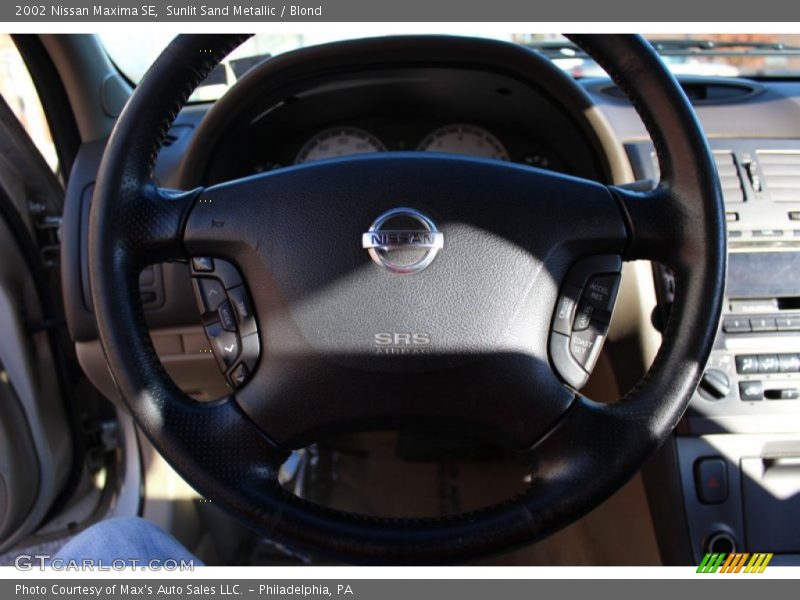 Sunlit Sand Metallic / Blond 2002 Nissan Maxima SE