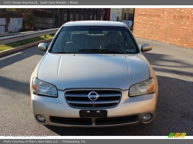 Sunlit Sand Metallic / Blond 2002 Nissan Maxima SE
