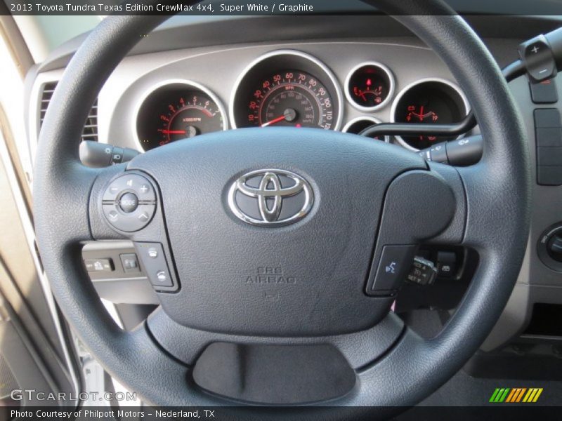 Super White / Graphite 2013 Toyota Tundra Texas Edition CrewMax 4x4
