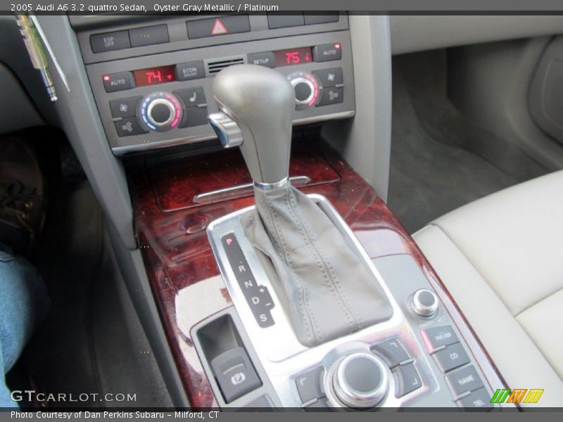 Oyster Gray Metallic / Platinum 2005 Audi A6 3.2 quattro Sedan