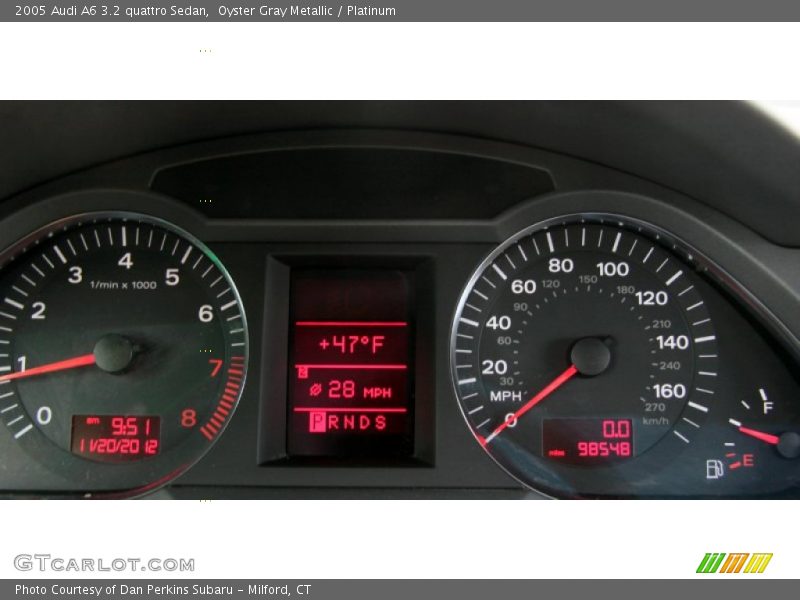 Oyster Gray Metallic / Platinum 2005 Audi A6 3.2 quattro Sedan