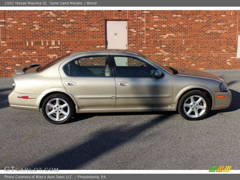 Sunlit Sand Metallic / Blond 2002 Nissan Maxima SE