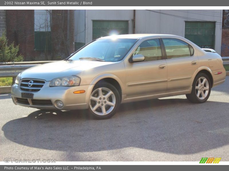Sunlit Sand Metallic / Blond 2002 Nissan Maxima SE
