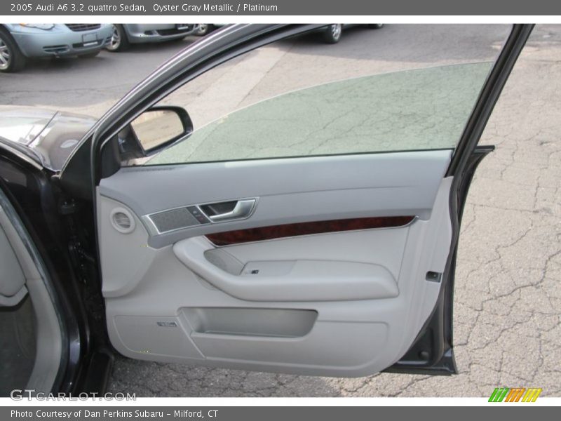 Oyster Gray Metallic / Platinum 2005 Audi A6 3.2 quattro Sedan