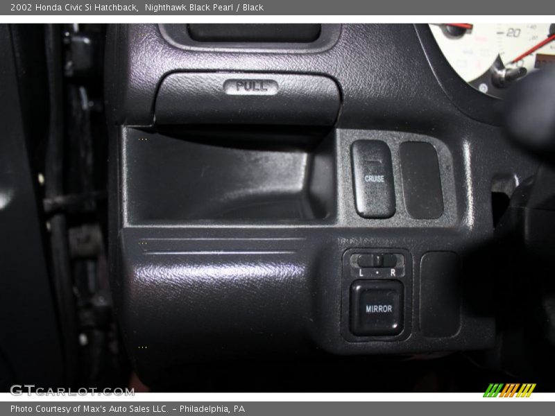 Nighthawk Black Pearl / Black 2002 Honda Civic Si Hatchback