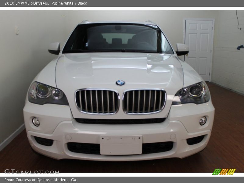 Alpine White / Black 2010 BMW X5 xDrive48i