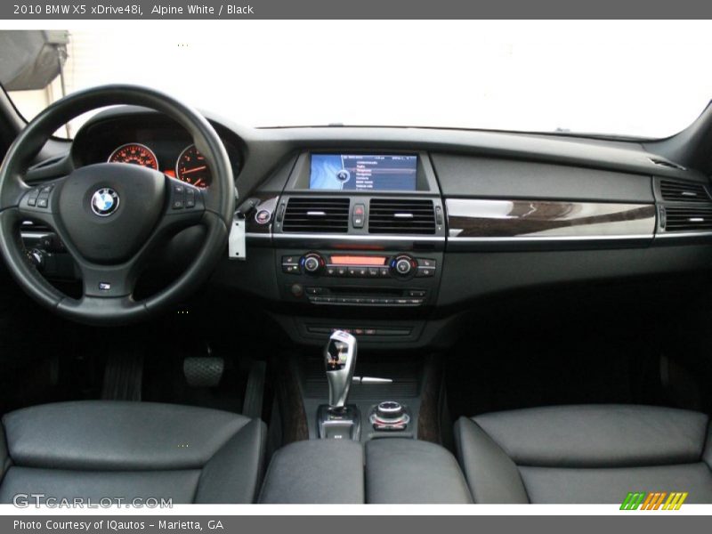 Alpine White / Black 2010 BMW X5 xDrive48i
