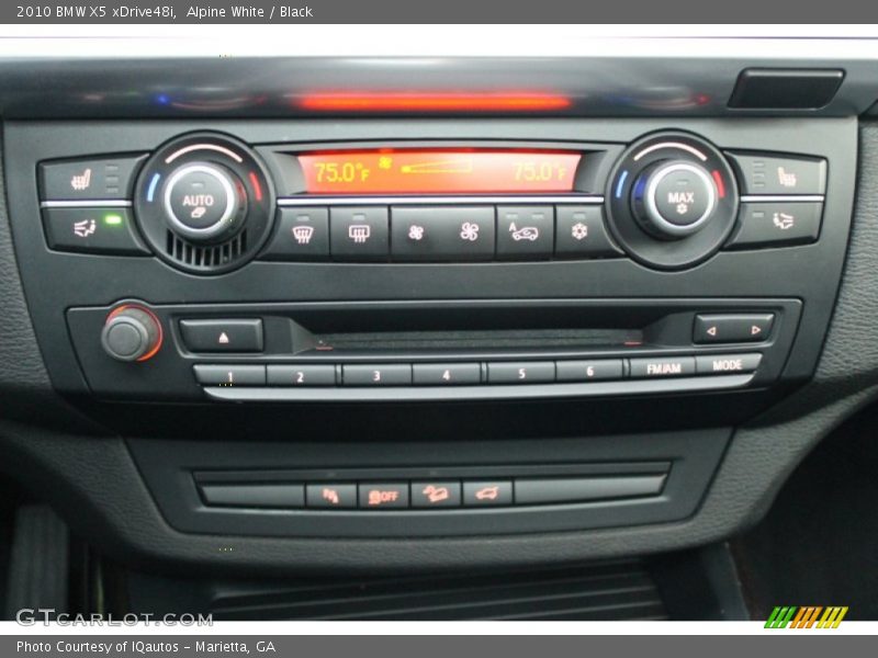 Alpine White / Black 2010 BMW X5 xDrive48i