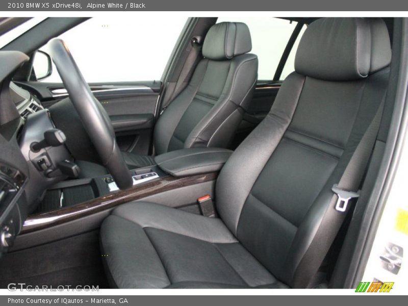 Alpine White / Black 2010 BMW X5 xDrive48i