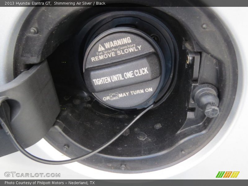 Shimmering Air Silver / Black 2013 Hyundai Elantra GT