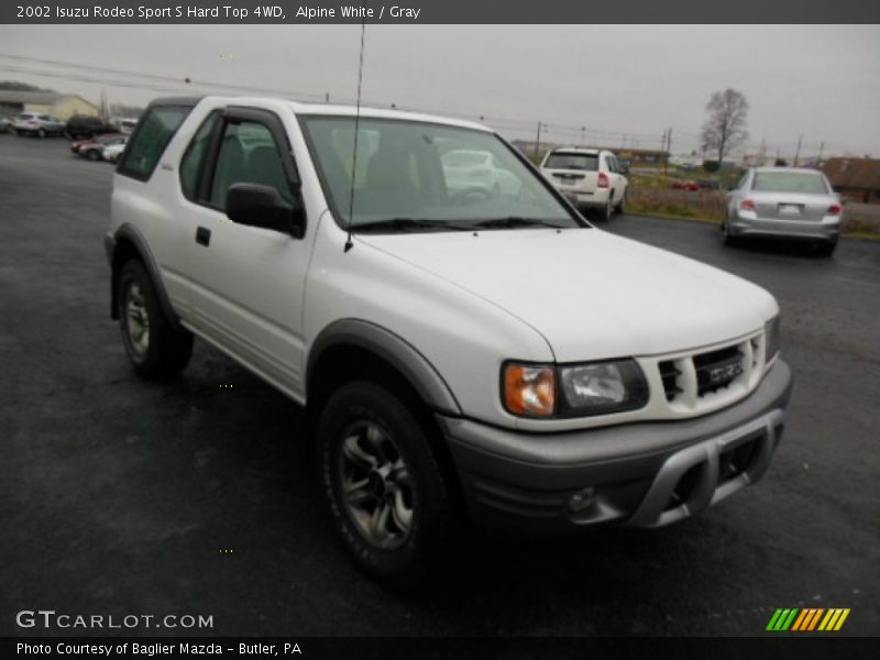 Alpine White / Gray 2002 Isuzu Rodeo Sport S Hard Top 4WD