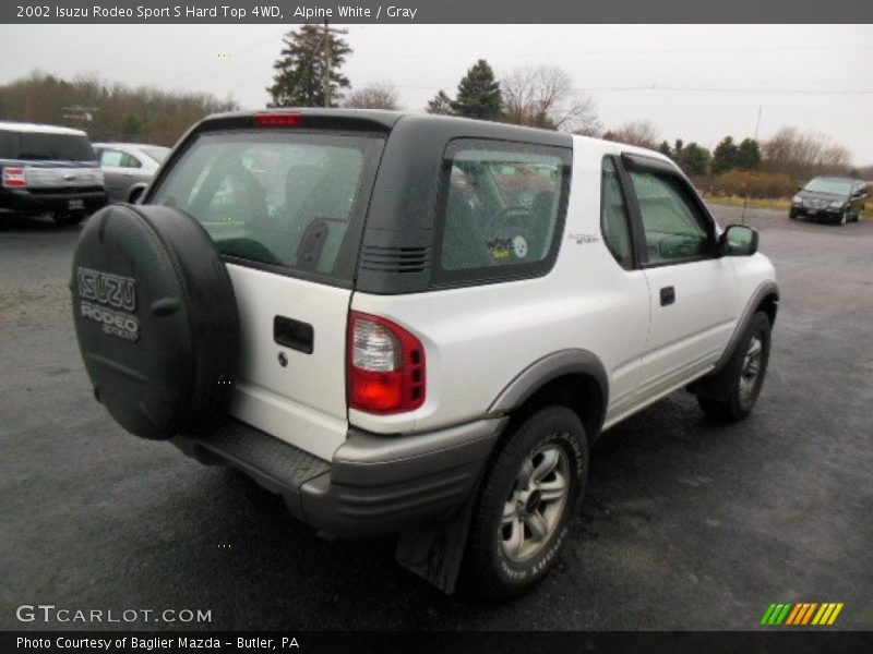 Alpine White / Gray 2002 Isuzu Rodeo Sport S Hard Top 4WD