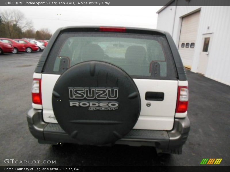 Alpine White / Gray 2002 Isuzu Rodeo Sport S Hard Top 4WD