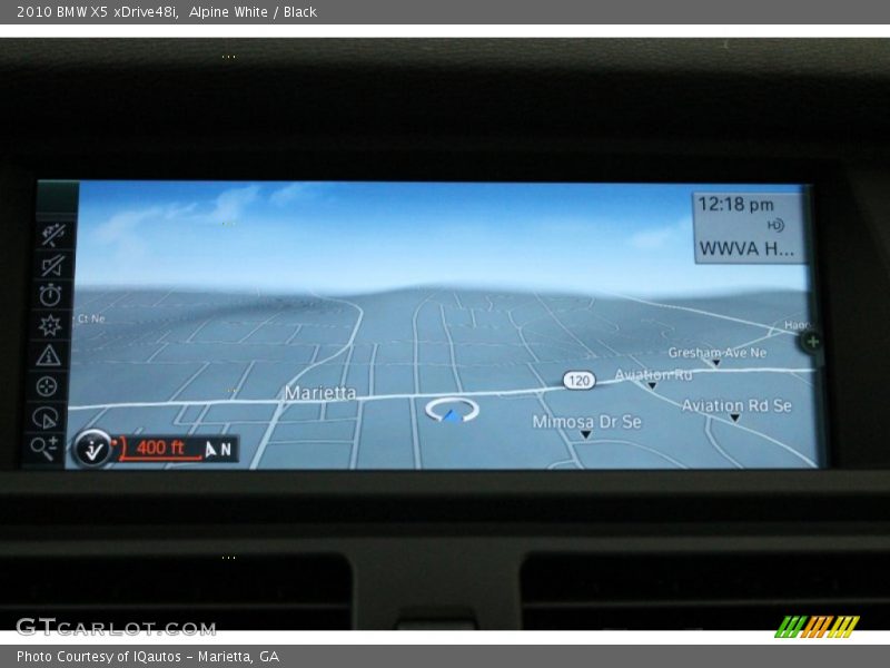 Alpine White / Black 2010 BMW X5 xDrive48i