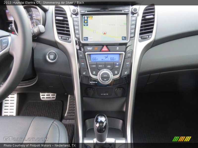 Shimmering Air Silver / Black 2013 Hyundai Elantra GT