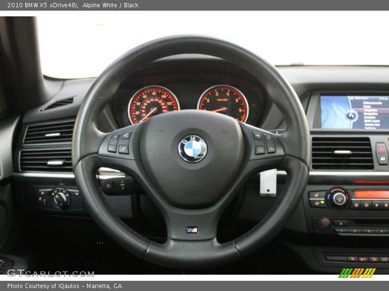 Alpine White / Black 2010 BMW X5 xDrive48i