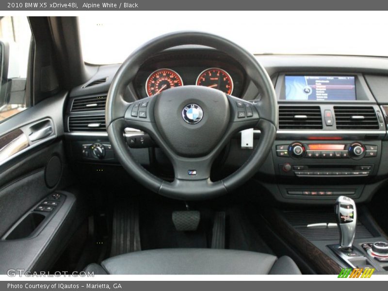 Alpine White / Black 2010 BMW X5 xDrive48i