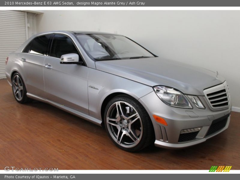 Front 3/4 View of 2010 E 63 AMG Sedan