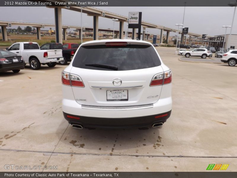 Crystal White Pearl Mica / Sand 2012 Mazda CX-9 Touring