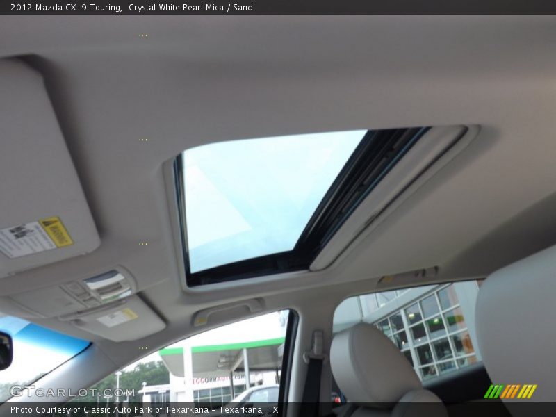 Crystal White Pearl Mica / Sand 2012 Mazda CX-9 Touring