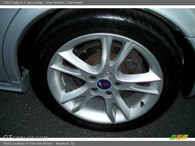 Silver Metallic / Parchment 2007 Saab 9-5 Aero Sedan