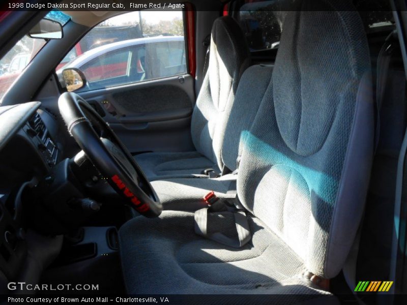 Flame Red / Agate 1998 Dodge Dakota Sport Regular Cab