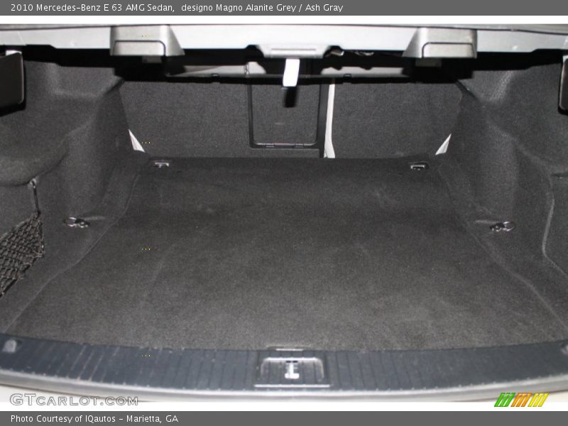  2010 E 63 AMG Sedan Trunk