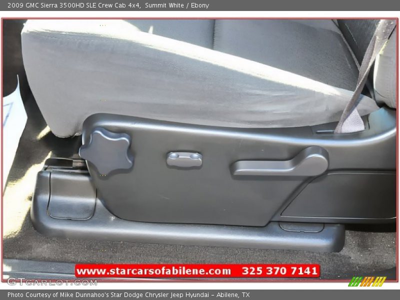 Summit White / Ebony 2009 GMC Sierra 3500HD SLE Crew Cab 4x4