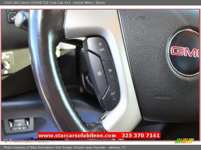 Summit White / Ebony 2009 GMC Sierra 3500HD SLE Crew Cab 4x4