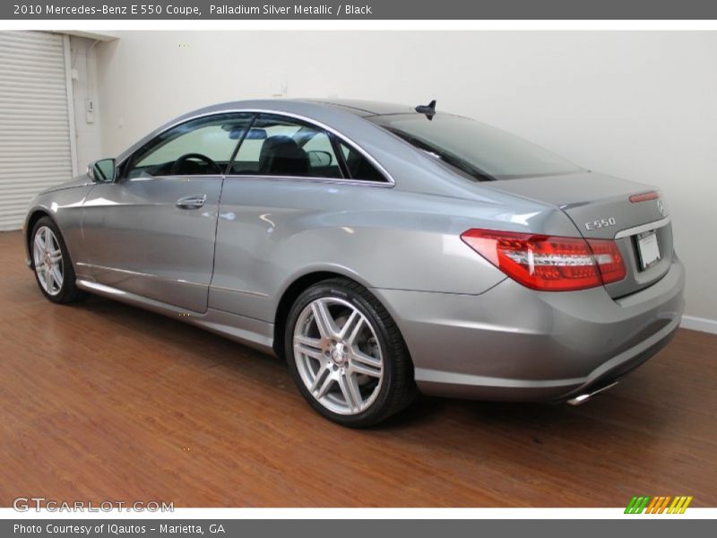 Palladium Silver Metallic / Black 2010 Mercedes-Benz E 550 Coupe