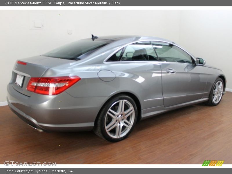 Palladium Silver Metallic / Black 2010 Mercedes-Benz E 550 Coupe