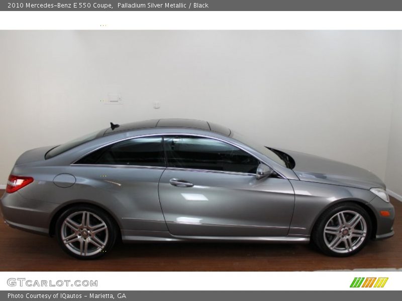 Palladium Silver Metallic / Black 2010 Mercedes-Benz E 550 Coupe