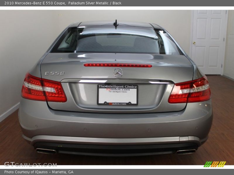 Palladium Silver Metallic / Black 2010 Mercedes-Benz E 550 Coupe