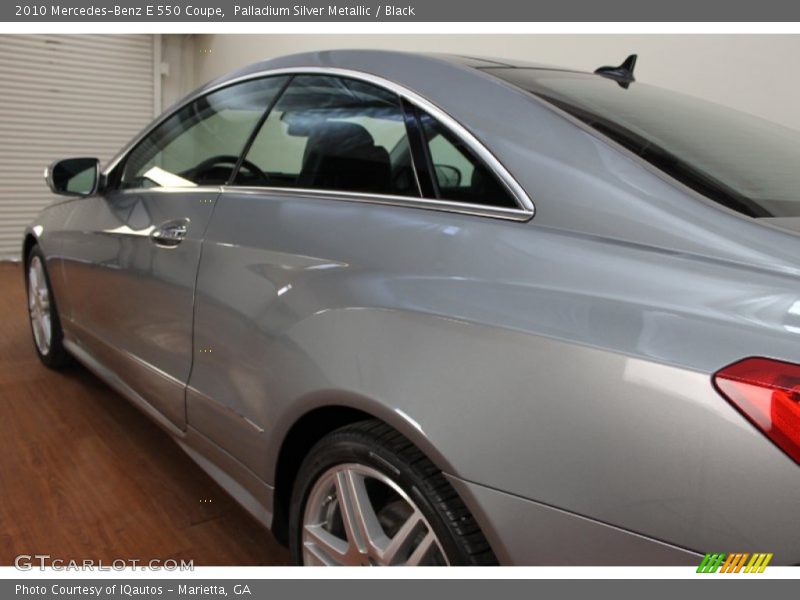 Palladium Silver Metallic / Black 2010 Mercedes-Benz E 550 Coupe