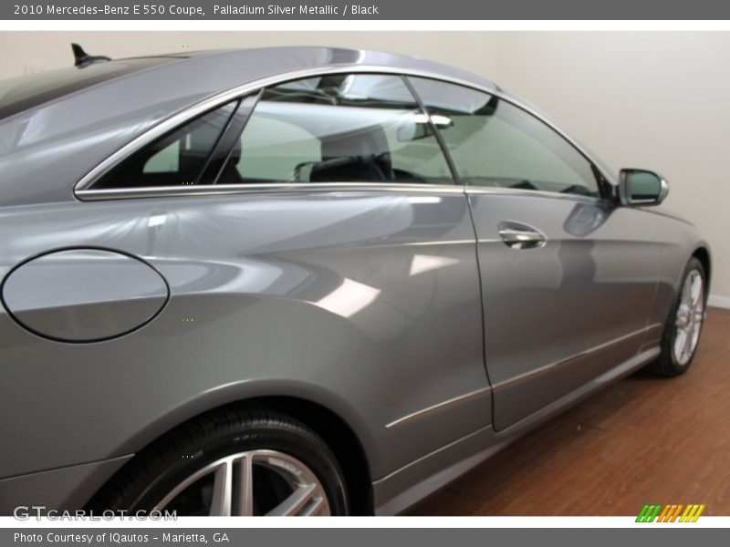 Palladium Silver Metallic / Black 2010 Mercedes-Benz E 550 Coupe