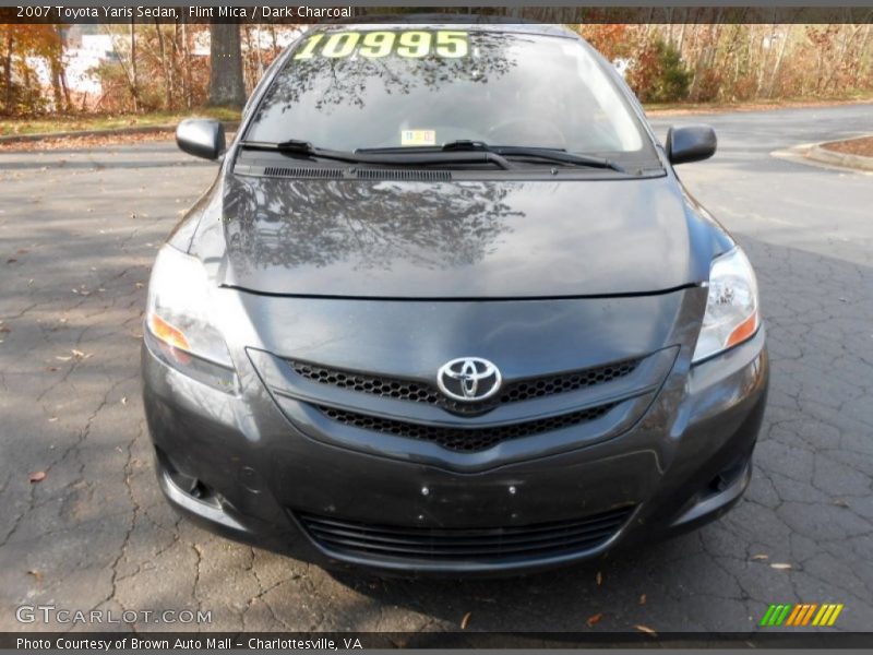 Flint Mica / Dark Charcoal 2007 Toyota Yaris Sedan