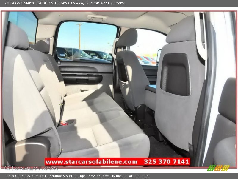 Summit White / Ebony 2009 GMC Sierra 3500HD SLE Crew Cab 4x4
