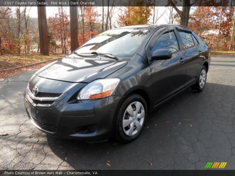 Flint Mica / Dark Charcoal 2007 Toyota Yaris Sedan