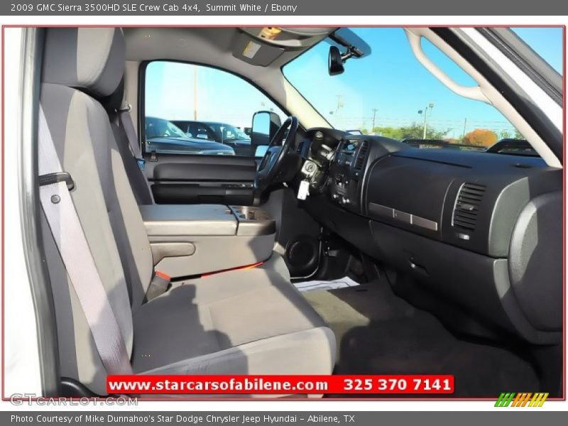Summit White / Ebony 2009 GMC Sierra 3500HD SLE Crew Cab 4x4