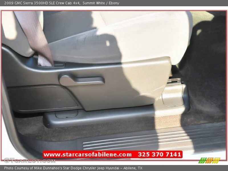 Summit White / Ebony 2009 GMC Sierra 3500HD SLE Crew Cab 4x4