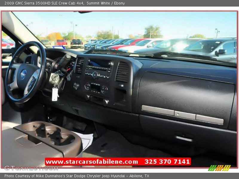 Summit White / Ebony 2009 GMC Sierra 3500HD SLE Crew Cab 4x4