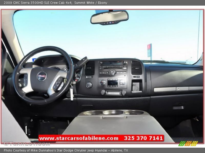 Summit White / Ebony 2009 GMC Sierra 3500HD SLE Crew Cab 4x4