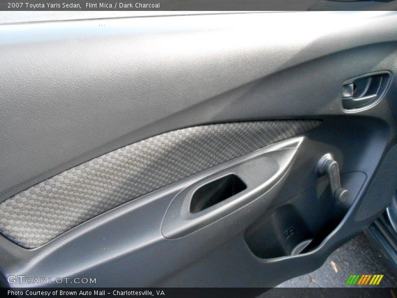 Flint Mica / Dark Charcoal 2007 Toyota Yaris Sedan