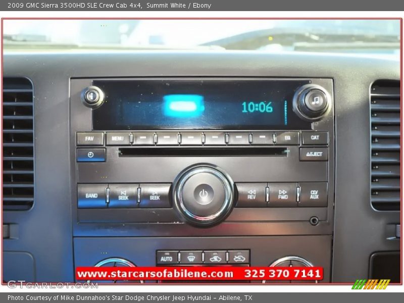 Summit White / Ebony 2009 GMC Sierra 3500HD SLE Crew Cab 4x4