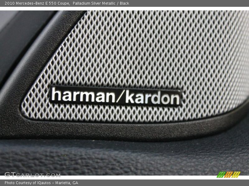 Palladium Silver Metallic / Black 2010 Mercedes-Benz E 550 Coupe